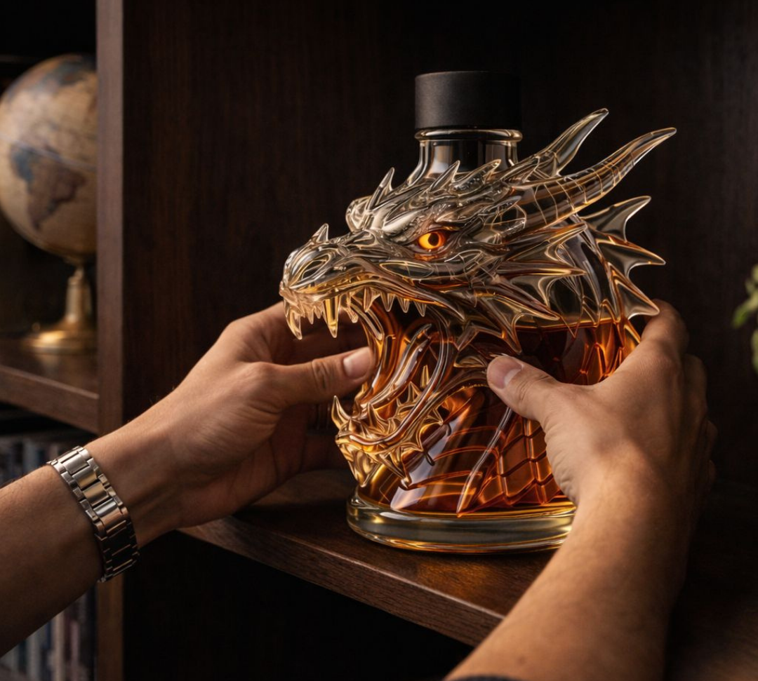 Decanter de Whisky Cabeça de Dragão | Lisboa by Luisa