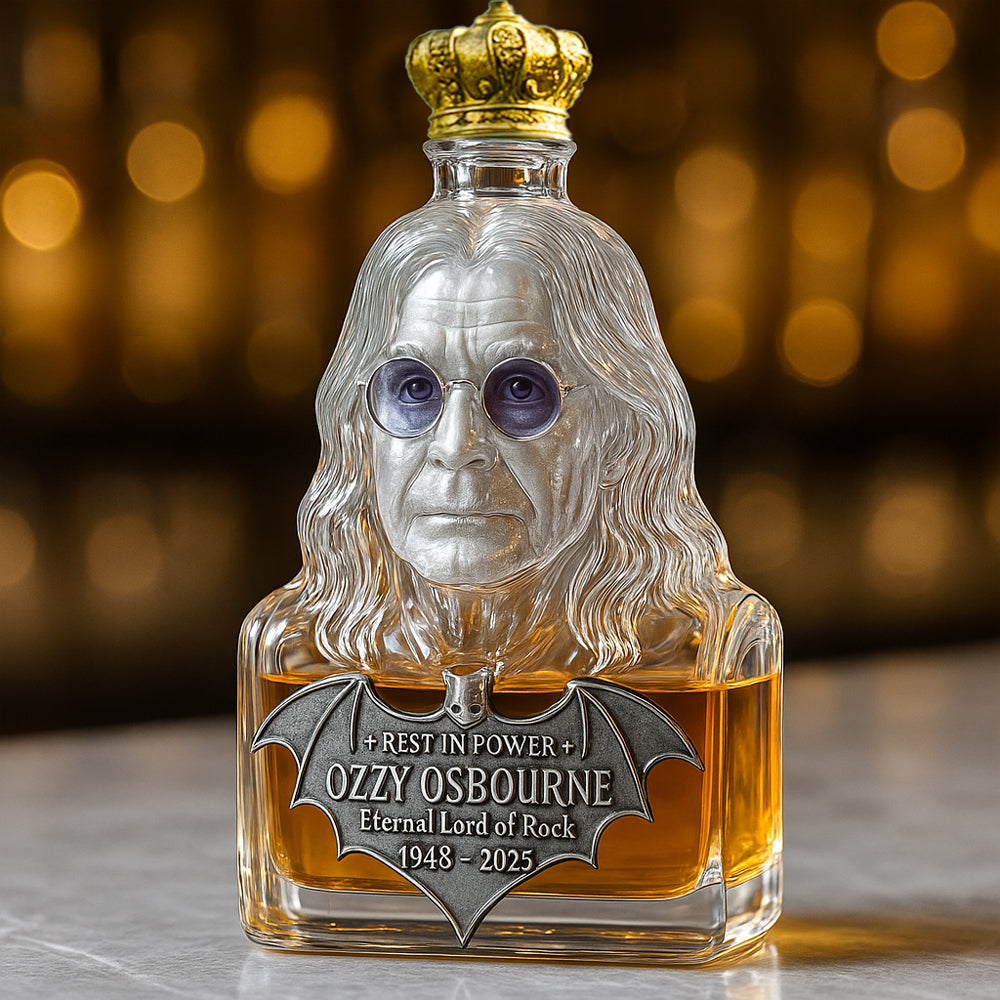 Decanter de Whisky Ozzy Osbourne Príncipe das Trevas | Lisboa by Luisa