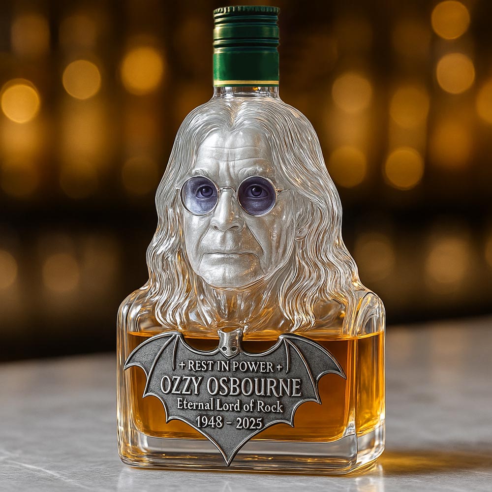 Decanter de Whisky Ozzy Osbourne Príncipe das Trevas | Lisboa by Luisa
