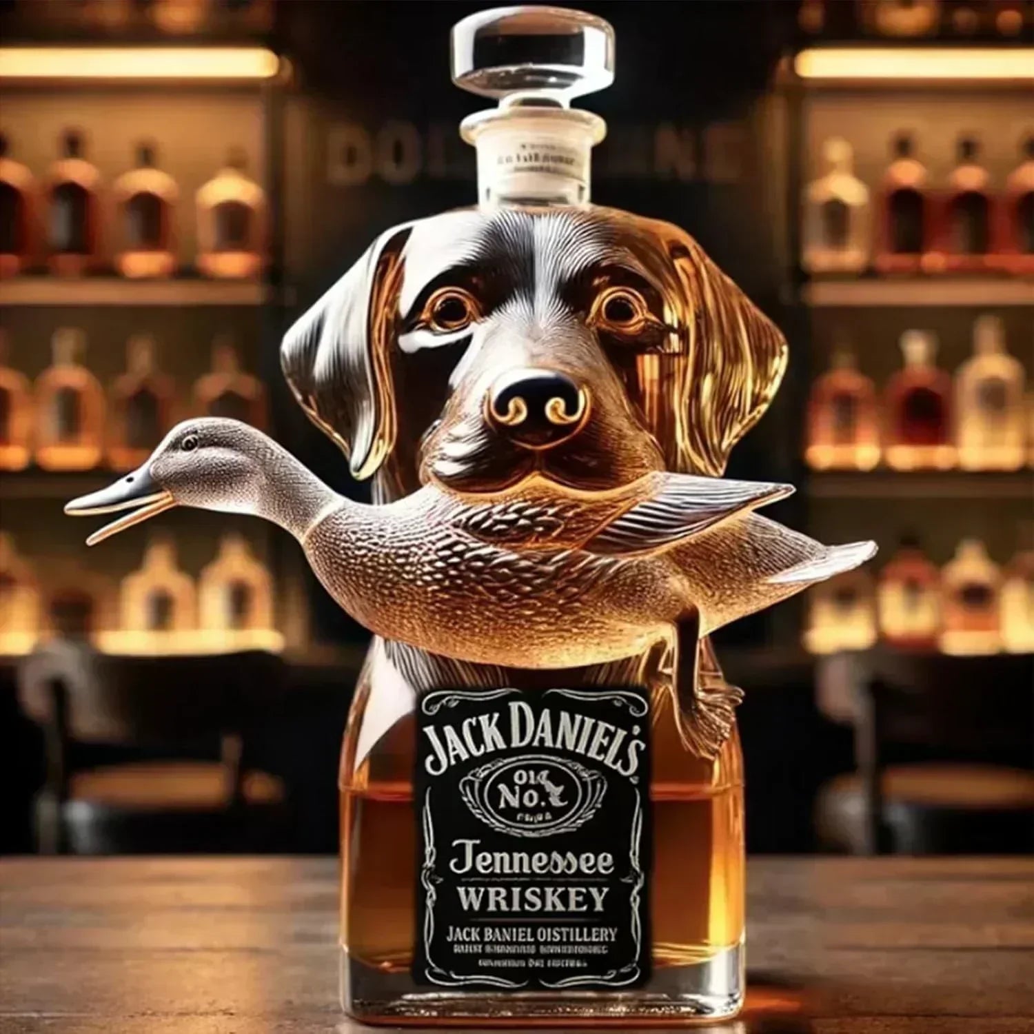 Decanter de Whisky Pato Selvagem | Lisboa by Luisa