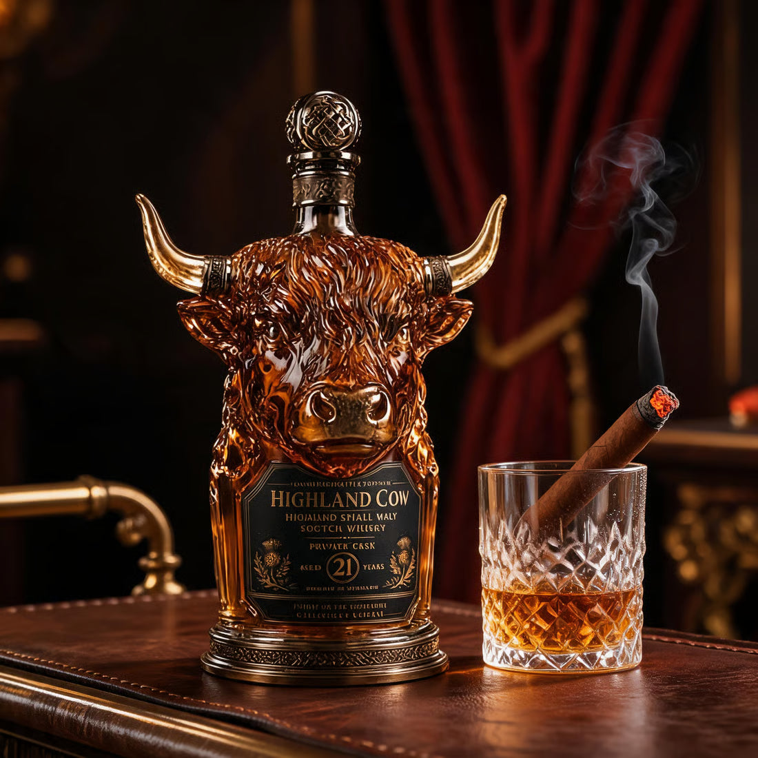 Decanter de Whisky Vaca das Terras Altas | Lisboa by Luisa