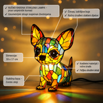 Candeeiro Geométrico Chihuahua de Medalha | Lisboa by Luisa