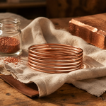 Conjunto de Pulseiras de Cobre Simples | Lisboa by Luisa