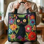 Mala Tote Acolchoada Gato Preto Mágico | Lisboa by Luisa