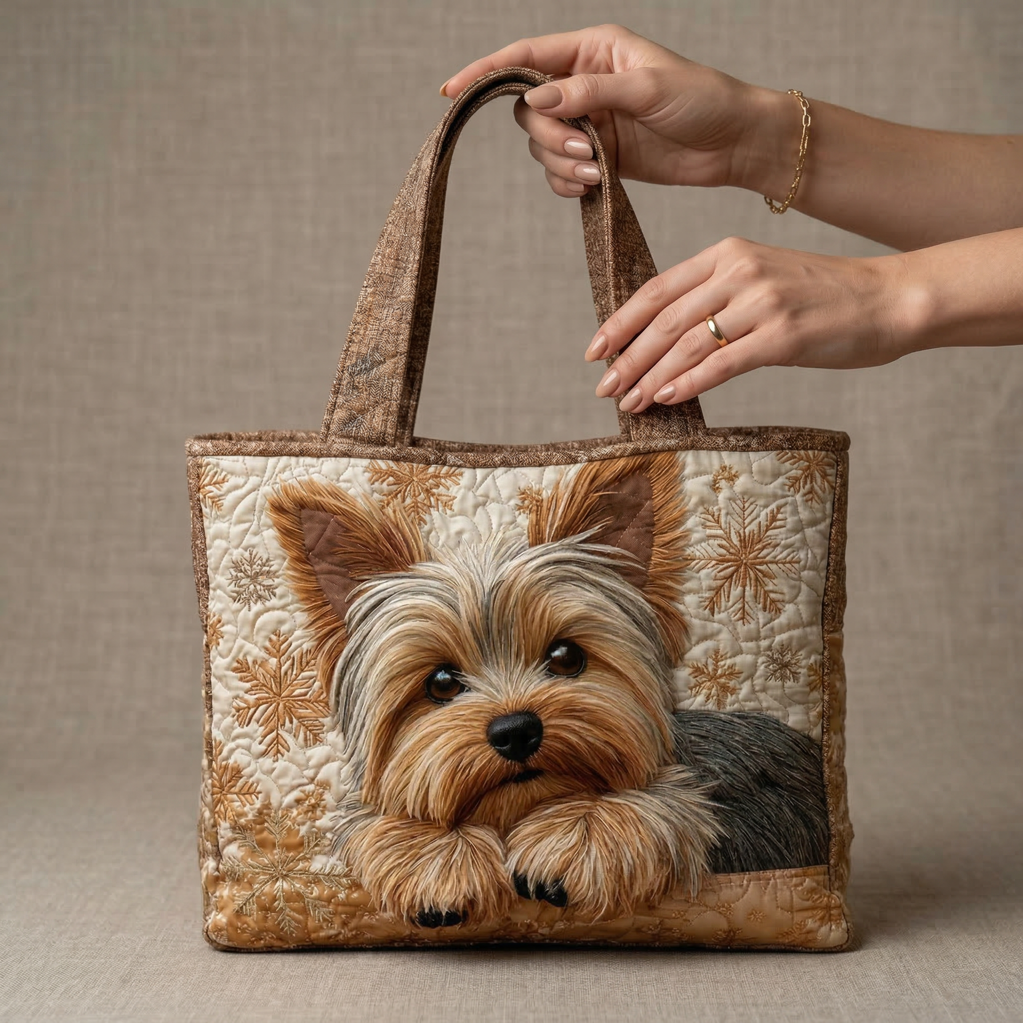Mala Tote Acolchoada Yorkshire Terrier | Lisboa by Luisa