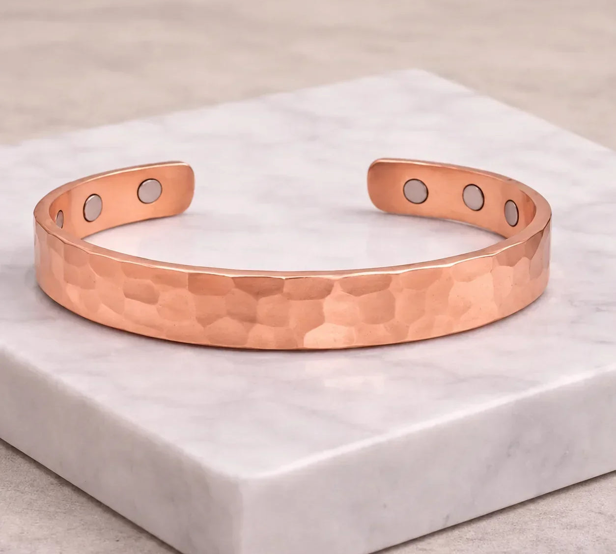 Conjunto de 3 Pulseiras de Cobre Magnéticas | Lisboa by Luisa