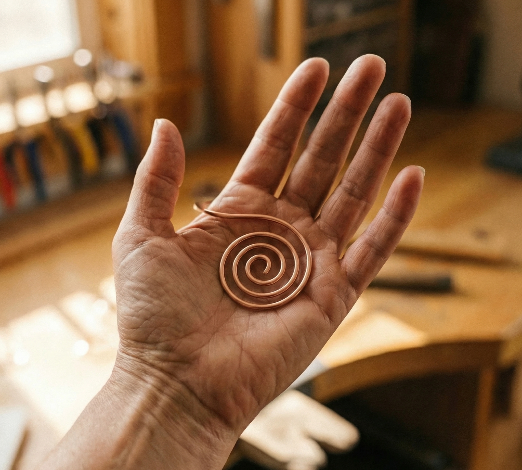 Bracelete de Cobre em Espiral | Lisboa by Luisa