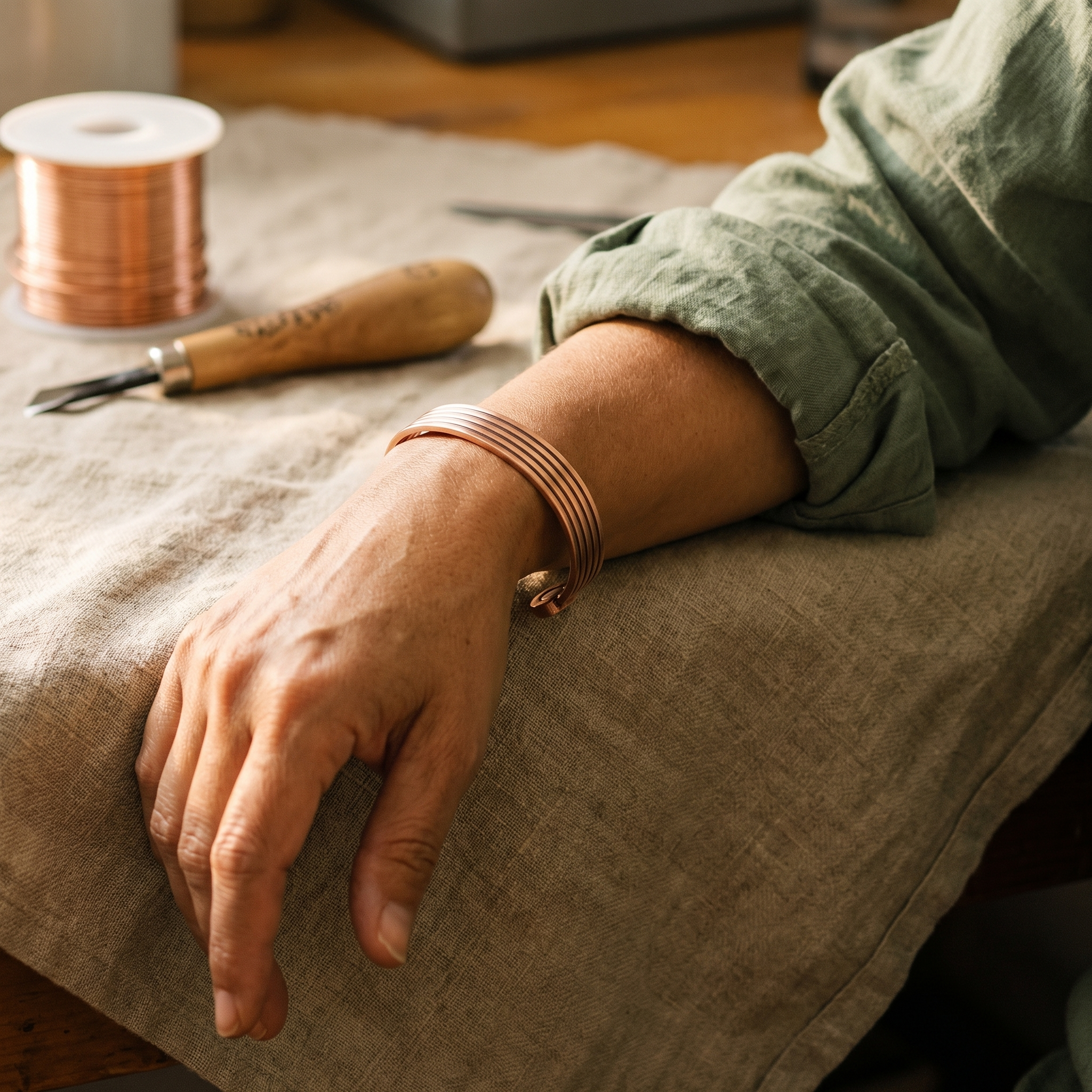 Pulseira de Bronze com Ímanes | Lisboa by Luisa