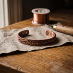 Pulseira de Cobre com Padrão em Espinha | Lisboa by Luisa