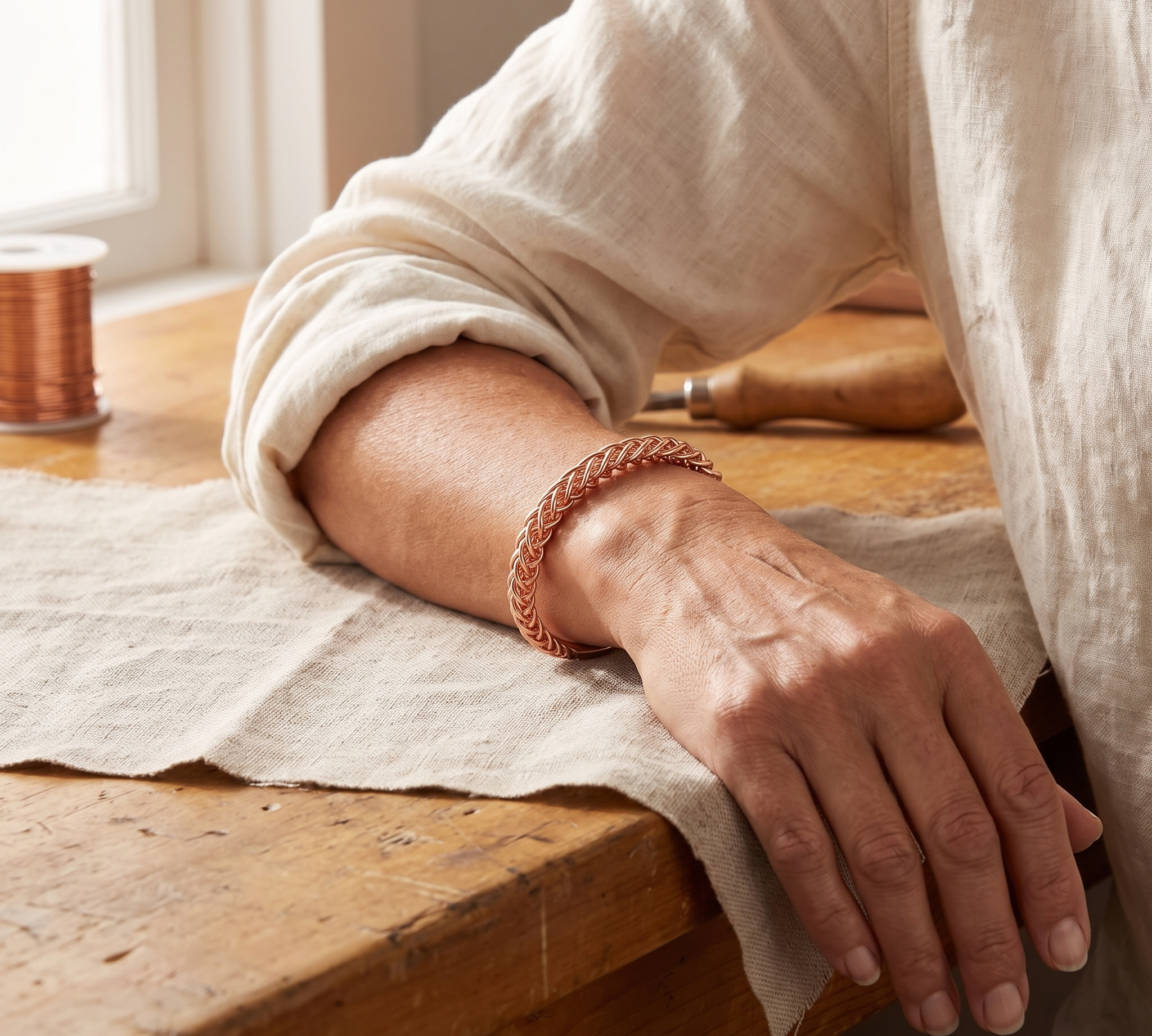 Pulseira de Cobre em Três Tons | Lisboa by Luisa