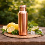 Garrafa de Água em Cobre Liso (950 ml) | Lisboa by Luisa