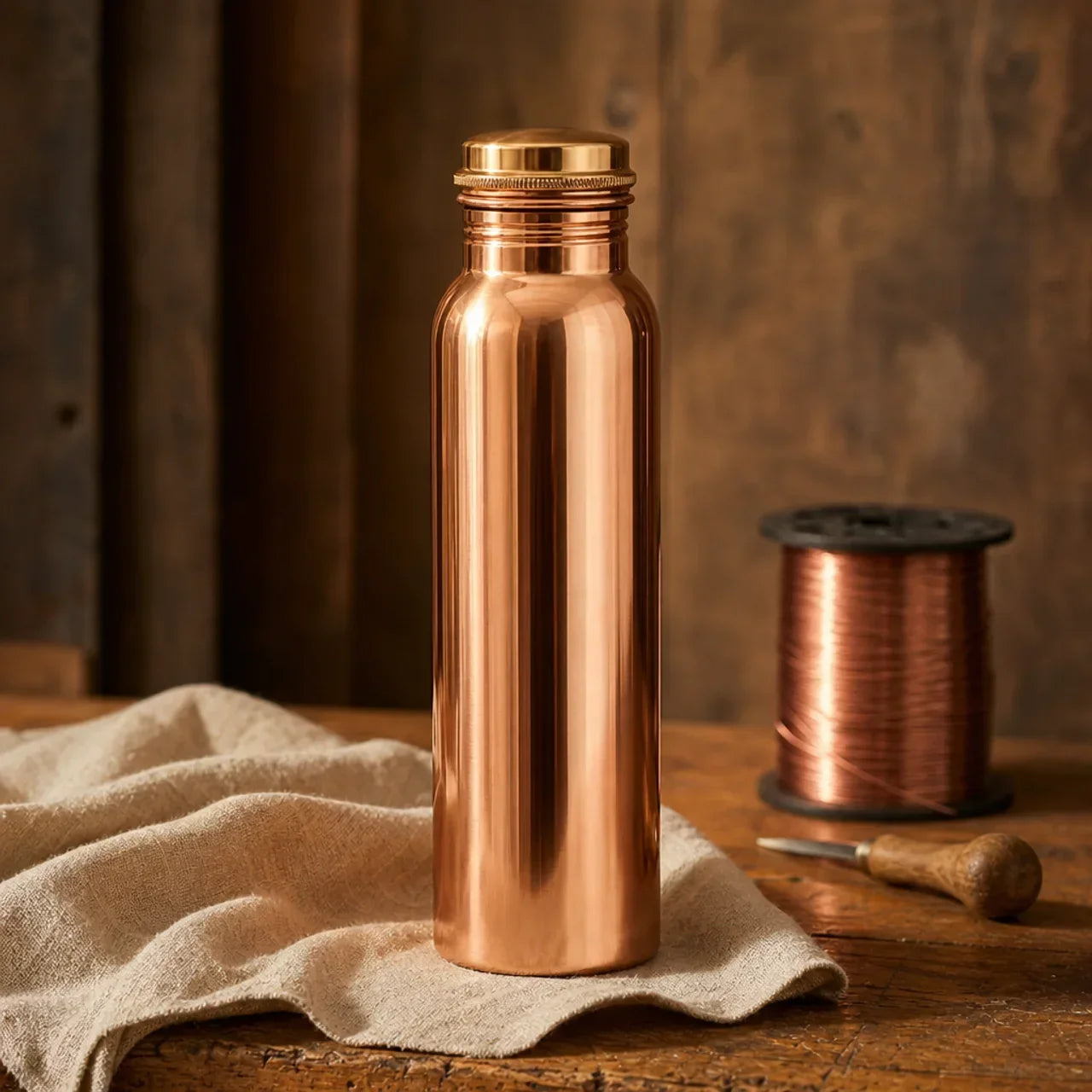 Garrafa de Água em Cobre Polido (950 ml) | Lisboa by Luisa