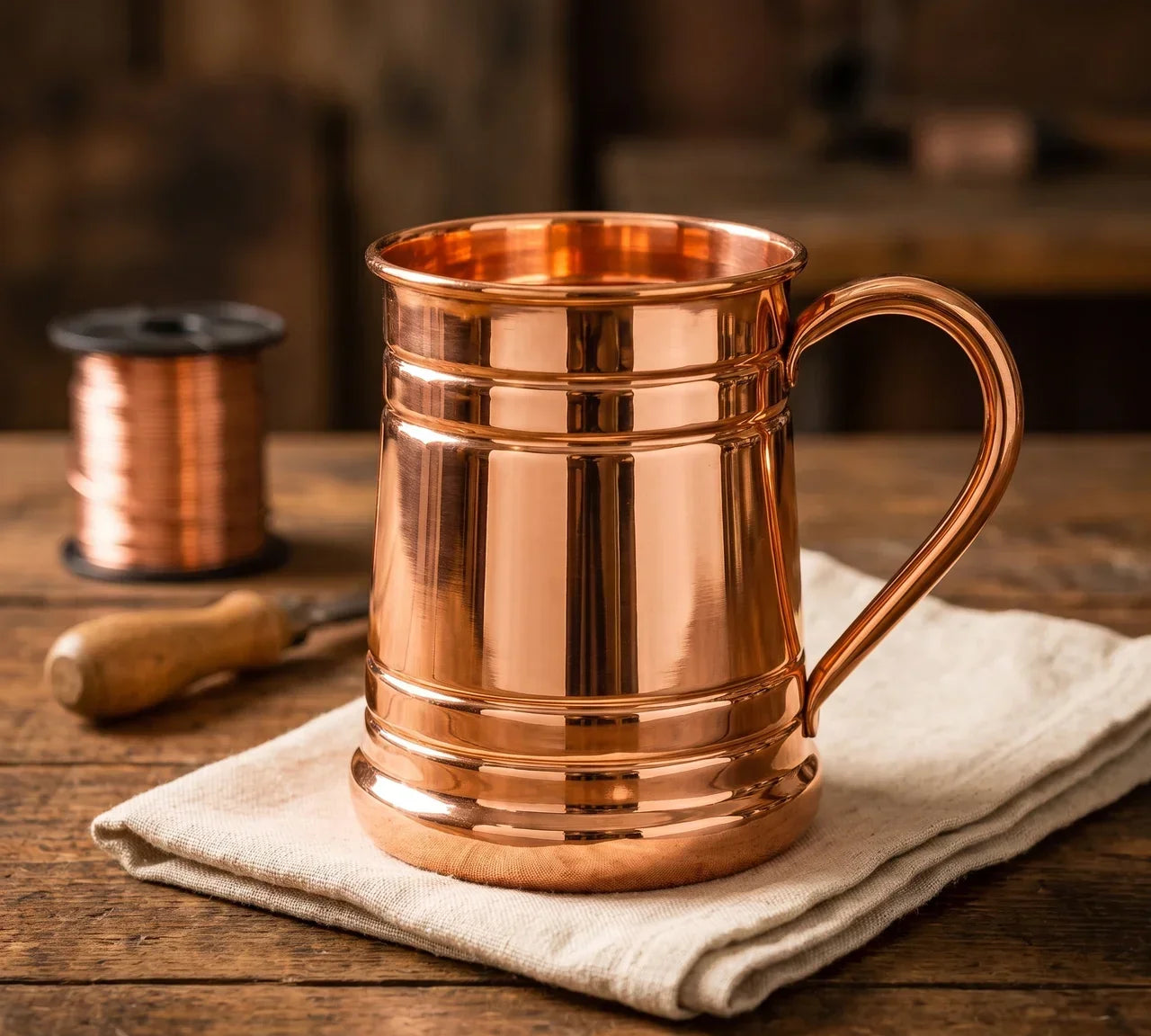 Caneca de Cobre Vintage (530 ml) | Lisboa by Luisa